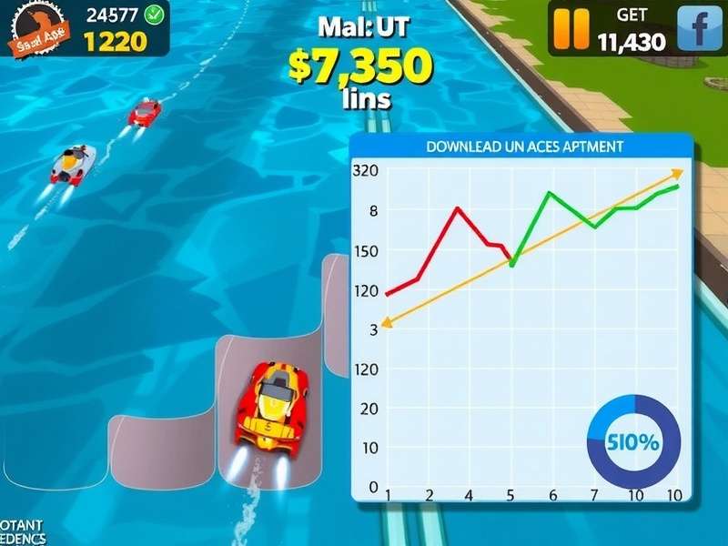 Splash Run Ace strategy guide showing optimal racing lines