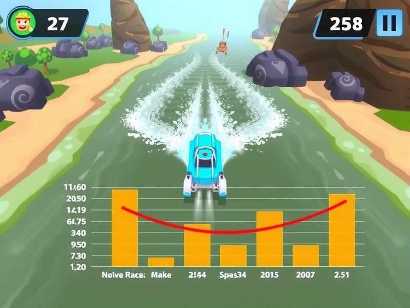 Chart showing Splash Run Ace download statistics in India